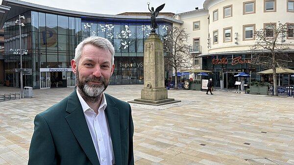 Will in Woking town centre